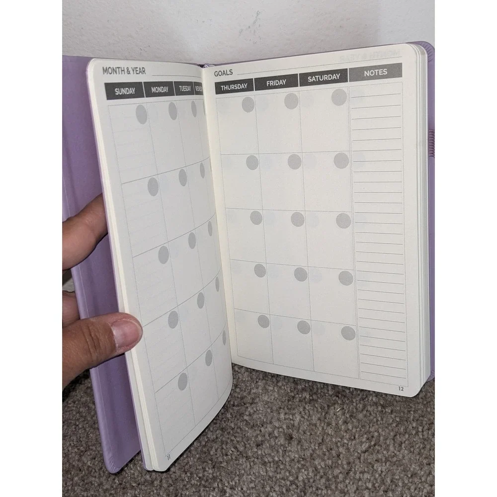 Simple Elephant Planner for Achievers‎ Undated Organizer Stickers Lavender NIB